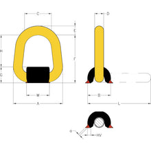 Load image into Gallery viewer, Weld-on Lifting Point  8-057-10T  YOKE
