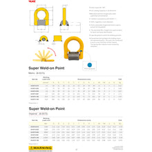 Load image into Gallery viewer, Super Weld-on Lifting Point  8-0575-015  YOKE
