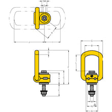 Load image into Gallery viewer, YELLOW POINT Lifting Point Long  8-211-003/105L  YOKE
