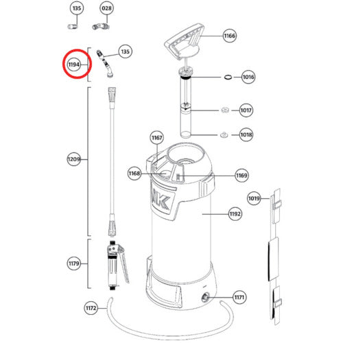 Replacement parts for METAL and INOX/SST  83272803  IK