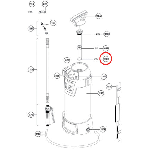 Replacement parts for METAL and INOX/SST  838053142  IK