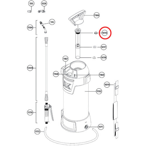 Replacement parts for METAL and INOX/SST  83811303  IK