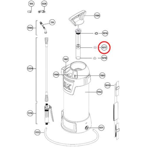 Replacement parts for METAL and INOX/SST  838113141  IK