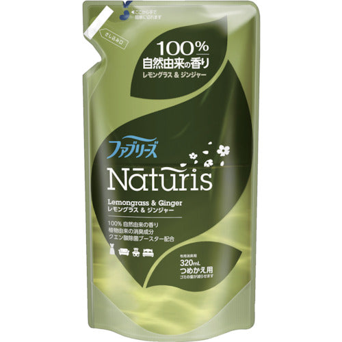 P&G Fabreeze Naturis Deodorant Spray for Cloth Lemongrass & Ginger Refill 320mL  356365  P and G