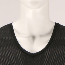 Load image into Gallery viewer, Crater Mesh Vneck Shirt  8823-01-M  KAJIMEIKU
