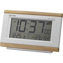 Load image into Gallery viewer, Radio Controlled Alarm Clock  8RZ161SR07  RHYTHM
