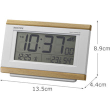 Load image into Gallery viewer, Radio Controlled Alarm Clock  8RZ161SR07  RHYTHM
