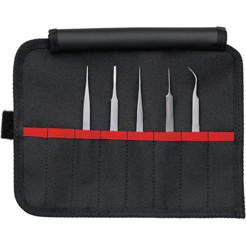 Precision Tweezers Set, 5 pcs  9200-02  KNIPEX