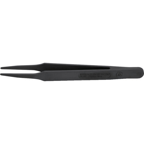 Plastic Tweezers ESD, black  9209-01ESD  KNIPEX