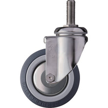 Load image into Gallery viewer, Stainless Threadedstem Urethane Caster  920SMA-KUB100  HAMMER CASTER
