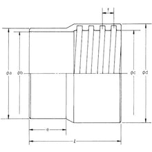 Load image into Gallery viewer, Duct Hose Cuffs  92103-038  TOTAKU INDUSTRIES
