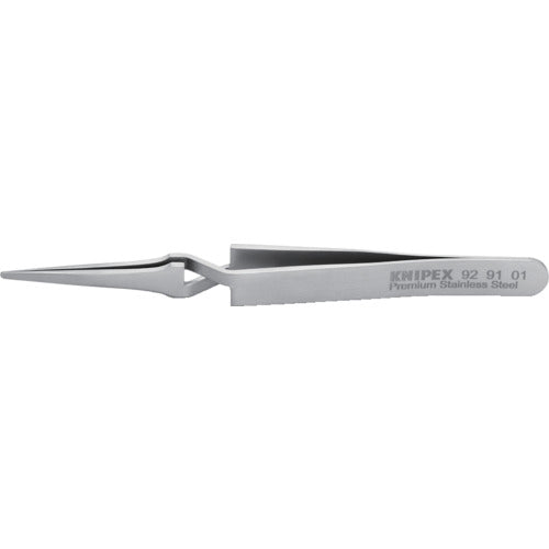 Precision Cross Jaw Tweezers inox  9291-01  KNIPEX