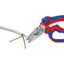 Load image into Gallery viewer, Angled Electricians Shears  950520SB  KNIPEX
