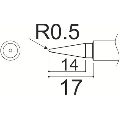 Soldering Tip Shape-B  980-T-BP  HAKKO