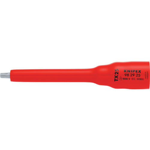 Insulated TORX[[RD]] Socket  9829-25  KNIPEX