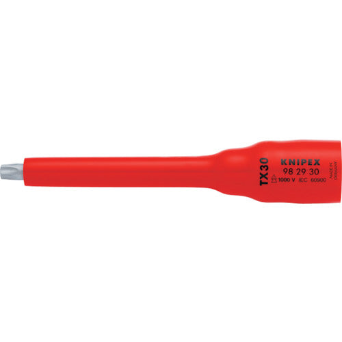 Insulated TORX[[RD]] Socket  9829-30  KNIPEX