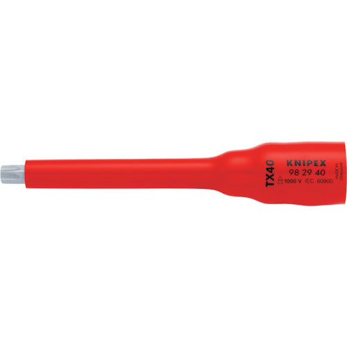 Insulated TORX[[RD]] Socket  9829-40  KNIPEX