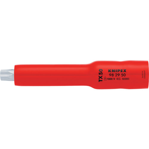 Insulated TORX[[RD]] Socket  9829-50  KNIPEX