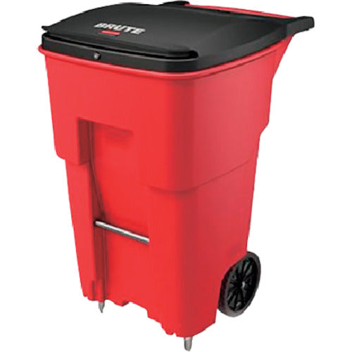 BRUTE Medical Waste Rollout Container 65-Gal  9W1905  Rubbermaid