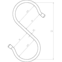 Load image into Gallery viewer, S-shaped hook for single tube pipe  A-1006  Nissa Chain
