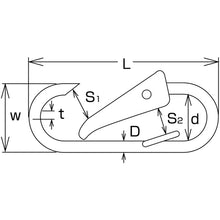 Load image into Gallery viewer, Stainless Steel 2-Latch Chain Catch  A-103  MIZUMOTO
