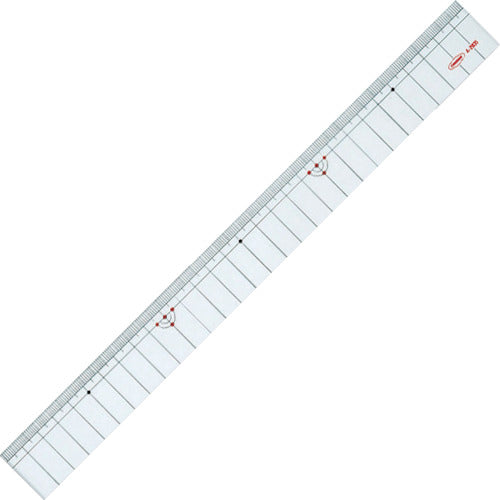 Methacrylic Double-sided Straight Ruler  A-2035  kyoei plastic