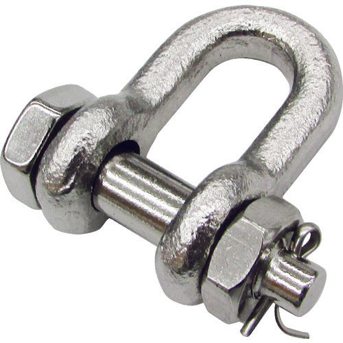 Stainless Steel Screw Pin D-shackle JIS type  A-2465  MIZUMOTO