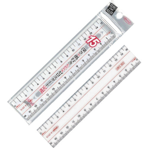 Methacrylic Double-sided Straight Ruler  A-2515  kyoei plastic