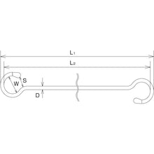 Load image into Gallery viewer, Stainless Steel Super Long S Hook  A-2923  MIZUMOTO
