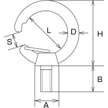 Load image into Gallery viewer, Stainless Steel Eye Bolt Hook type  A-752  MIZUMOTO
