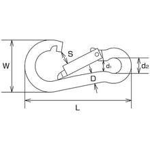 Load image into Gallery viewer, Stainless Steel Spring Hook  A-801  MIZUMOTO
