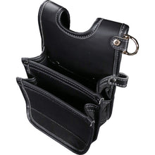 Load image into Gallery viewer, Building Slim Waist Bag 2-tier (Black Gold)  42048042000039  FUJIYA
