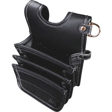 Load image into Gallery viewer, Building Slim Waist Bag 3-tier (Black Gold)  42048043000039  FUJIYA
