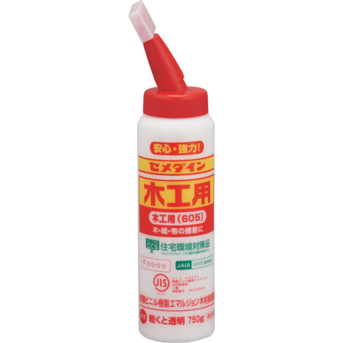 Adhesive For Wood Working 605  ﾓｯｺｳﾖｳ(605) 750g  CEMEDINE