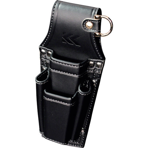 Two-tiered driver and pliers holder (black/gold) LIGHT PU LEATHER SERIES  42048072000029  FUJIYA