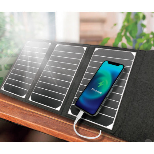 Portable Solar Charger 16w  AJ-NSOLAR16W BK  air-j