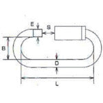 Load image into Gallery viewer, Aluminum Quick Link anodized  ALH-5BK  MIZUMOTO
