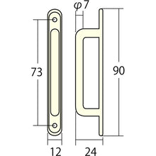 Load image into Gallery viewer, Zinc Die-cast Handle  AP-401B  AIWA METALS
