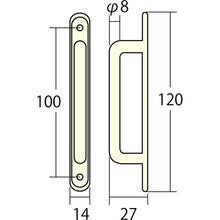 Load image into Gallery viewer, Zinc Die-cast Handle  AP-402B  AIWA METALS
