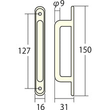 Load image into Gallery viewer, Zinc Die-cast Handle  AP-405G  AIWA METALS
