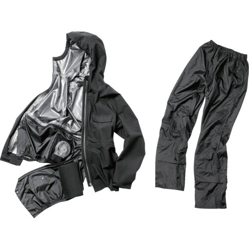 Four Season Rain Suit  AS-933-ﾌﾞﾗｯｸ-4L  MAKKU