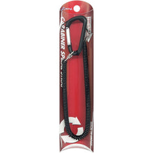 Load image into Gallery viewer, Carabiner Spiral Strap Regular Type  ASR-10BK  air-j
