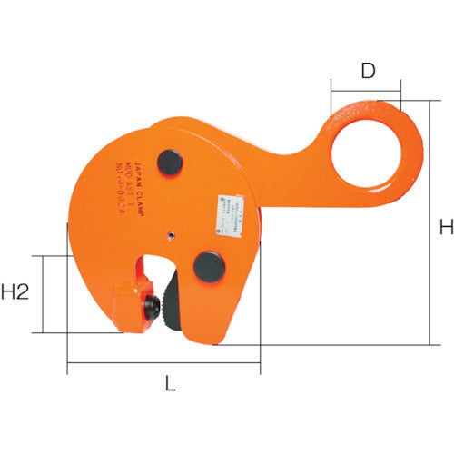 Clamp for Lifting Shape Steel(Available for Turnover Work)  AST-1  JAPAN CLAMP