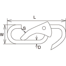Load image into Gallery viewer, Stainless Steel Open Wire Spring Hook  B-104  MIZUMOTO

