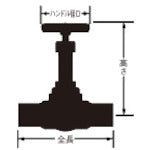 Load image into Gallery viewer, Bronze Gate Valve With Clear PVC Fitting  B10ESGN 13A  YAMATOVALVE

