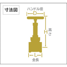 Load image into Gallery viewer, JIS 10K Cast Bronze Gate Valve,Type.B10G  B10G 15A  YAMATOVALVE
