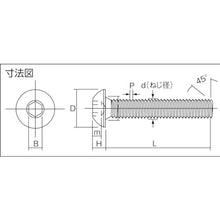 Load image into Gallery viewer, Hexagon Socket Button Head Bolt  B128-0308  TRUSCO
