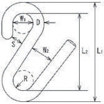 Load image into Gallery viewer, S Hook,SAC type  B-1342  MIZUMOTO
