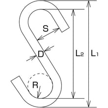 Load image into Gallery viewer, S Hook,SAD type  B-1362  MIZUMOTO

