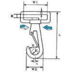 Load image into Gallery viewer, Swivel Belt Hook  B-1533  MIZUMOTO
